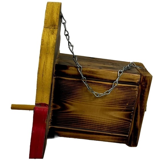 WINNIE the POOH Handmade Wooden Bird House Decoration Nesting Box or Decoration - Picture 8 of 10